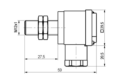 Габариты ISBm BT2B8-31P-3-250-H-V